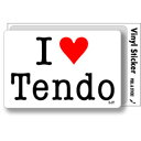 アイラブステッカー ILBT018 I love Tendo 天童