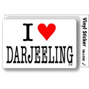 アイラブステッカー ILBT75 I LOVE DARJEE