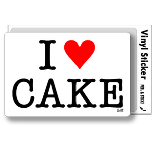 ACuXebJ[ ILBT88 I LOVE CAKE P[L