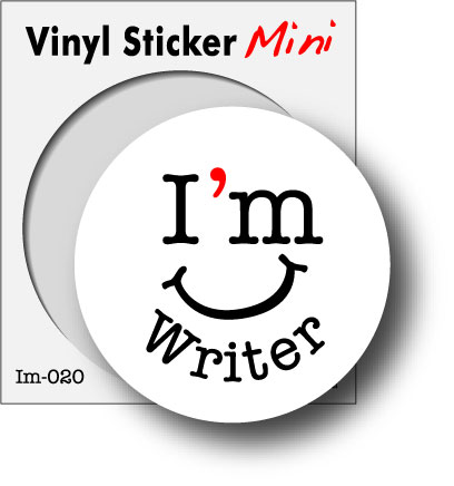 職業ステッカー I'm Writer 記者 im020 職人 ステッカー グッズ