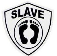ステッカー No 041 SLAVE FOOT