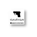 Mini Punkステッカー PU016 SUN OF A GUN