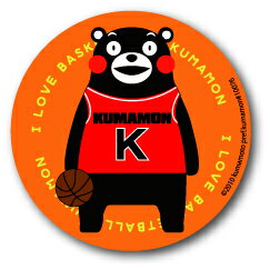 KUMA29 くまモン 76mm缶バッジ BASKETBALL スポーツシリーズ ゆるキャラ 人気 くま グッズ