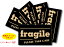 CPS010 Cinq paper sticker 󥯥ڡѡƥå ѻ5 FRAGILE09