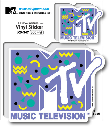 樂天商城 - MTV ロゴステッカー 90s LCS347 音楽 ミュージック アメリカ ポップ グッズ