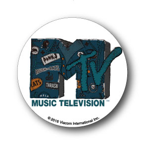 MTV ロゴ缶バッジ 32mm ジーンズ LCB262 