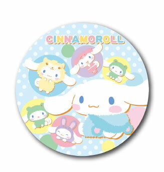 LCB307 シナモロール なりきり 44mm缶バッジ Cinnamoroll サンリオ キャラクター SANRIO グッズのサムネイル