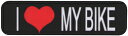 ステッカー No 932 I LOVE BIKE(2)