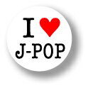 缶バッジ CBIL037 I LOVE JPOP ジェーポップ