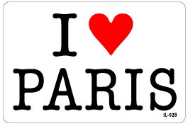 ACuXebJ[ IL028 I love PARIS D As[  ObY