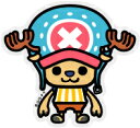ONE PIECE ワンピース×パンソンワークスコラボステッカー LCS043 チョッパー2 Mサイズ ワンピース 公式グッズ