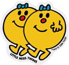 ミスターメン＆リトルミス ミニステッカー MLS16 LITTLE MISS.TWINS キャラクター かわいい グッズ