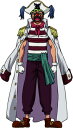 OPT17 バギー ワンピース ONE PIECE 転写ステッカー 漫画 アニメ キャラクター グッズ