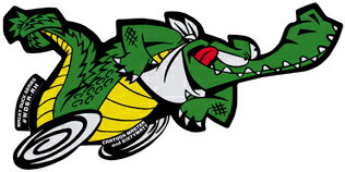 ステッカー WD6ARH Wacky Duck Running Alligator right WACKY DUCK SERIES