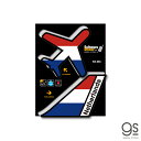 機体国旗ステッカー オランダ Netherlands 国旗 飛行機 空港 旅行 トラベル フラッグ KK055 gs グッズ(3)