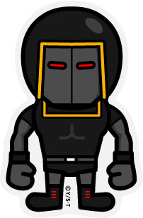 キン肉マン×パンソンワークスコラボステッカー KN06 ウォーズマンのサムネイル