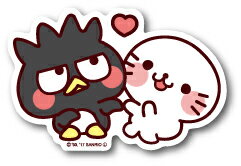 LCS547 バッドバツマル ゆるかわハートシリーズ ミニステッカー サンリオ キャラクター SANRIO かわいい グッズ