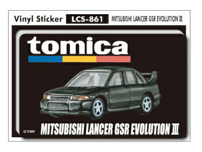 ͥȥߥƥå logo+mitsubishi lancer gsr evolution3 ȥߥ  TOMICA  S LCS861 å