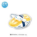 シナモロール お寿司 透明ステッカー たまご ダイカット イラスト サンリオ キャラクター インバウンド お土産 ライセンス商品 LCS1012 gs グッズ