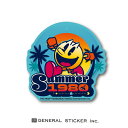 パックマン ステッカー PAC-MAN Summer 1980 ダイカット ゲーム キャラクター ライセンス商品 LCS1082 gs グッズ