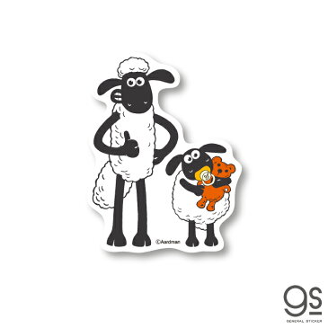 ひつじのショーン ミニステッカー ショーン&ティミー キャラクターステッカー クレイアニメ アニメーション Shaun LCS1266 gs 公式グッズ