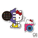ハローキティ×ステレオテニス ステッカー2枚セット D サンリオ キャラクターステッカー SANRIO 人気 コラボ アート ポップ スマホ デコ LCS1480 gs 公式グッズ