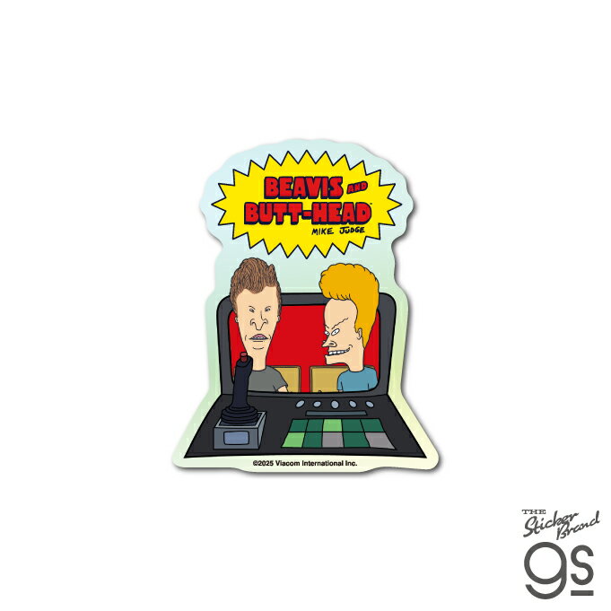 ビーバス＆バットヘッド ホログラムステッカー01 MTV ロック アニメ スマホ コレクション キャラクター..