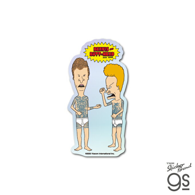 ビーバス＆バットヘッド ホログラムステッカー02 MTV ロック アニメ スマホ コレクション キャラクター..