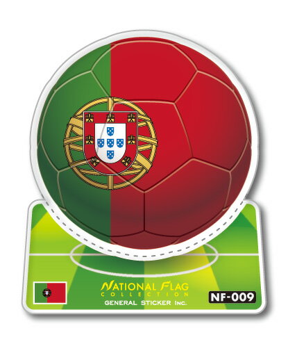 サッカーボールステッカー ポルトガル PORTUGAL NF009 スポーツステッカー ワールドカップ通販 サッカー 用品 セール