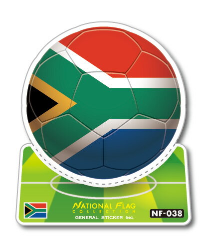 サッカーボールステッカー 南アフリカ SOUTH AFRICA NF038 サッカー ワールドカップ ...