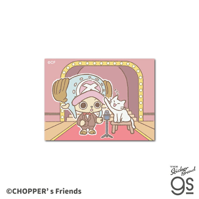 CHOPPER's ダイカットクロスステッカー 漫才 トニートニー・チョッパー アニメ スマホ 手帳 可愛い キャラクター gs 公式グッズ CHP007