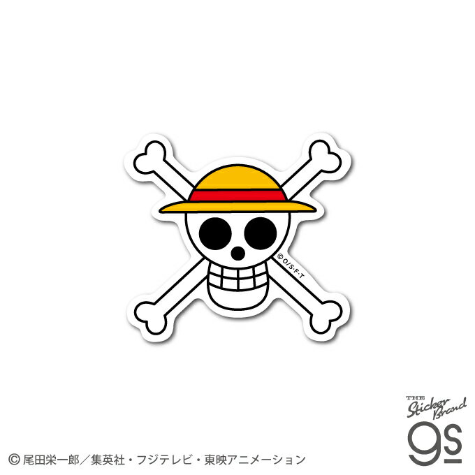 ONE PIECE ワンピースステッカー OPS69 ルフィ海賊旗 Sサイズ ワンピース公式グッズ
