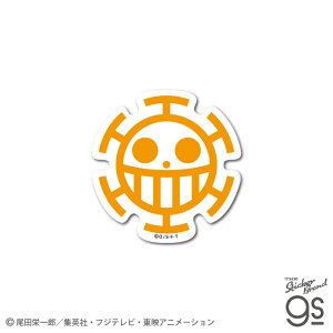 ONE PIECE ワンピースステッカー OPS81 ロー海賊旗 Sサイズ ワンピース公式グッズ