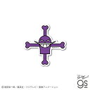 ONE PIECE ワンピースステッカー OPS82 白ひげ海賊旗 Sサイズ ワンピース公式グッズ