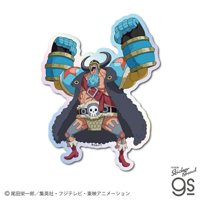 ワンピース ホログラムステッカー フランキー(エルバフ編) ONE PIECE アニメ スーツケース キャラクター gs 公式グッズ OPS138