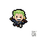 ピクセルワンピースステッカー ゾロ(エッグヘッドver.) キャラクター ONEPIECE ライセンス商品 漫画 アニメ gs 公式グッズ OPX092