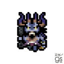 ピクセルワンピースステッカー カイドウ(人獣型) キャラクター ONEPIECE ライセンス商品 漫画 アニメ gs 公式グッズ OPX109