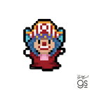 ピクセルワンピースステッカー バギー(エッグヘッドver.) キャラクター ONEPIECE ライセンス商品 漫画 アニメ gs 公式グッズ OPX115