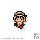 ピクセルワンピースステッカー ミニサイズ ルフィ(エッグヘッドver.) キャラクター ONEPIECE ライセンス商品 漫画 アニメ gs 公式グッズ OPX...