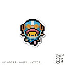ピクセルワンピースステッカー ミニサイズ チョッパー(エッグヘッドver.) キャラクター ONEPIECE ライセンス商品 漫画 アニメ gs 公式グッズ O...