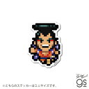 ピクセルワンピースステッカー ミニサイズ おでん キャラクター ONEPIECE ライセンス商品 漫画 アニメ gs 公式グッズ OPX101S
