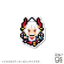ピクセルワンピースステッカー ミニサイズ ヤマト キャラクター ONEPIECE ライセンス商品 漫画 アニメ gs 公式グッズ OPX103S