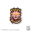 ピクセルワンピースステッカー ミニサイズ モモの助(大人・獣型) キャラクター ONEPIECE ライセンス商品 漫画 アニメ gs 公式グッズ OPX104S