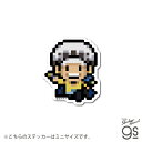 ピクセルワンピースステッカー ミニサイズ ロー(討ち入り衣装) キャラクター ONEPIECE ライセンス商品 漫画 アニメ gs 公式グッズ OPX106S