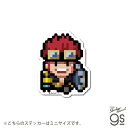 ピクセルワンピースステッカー ミニサイズ キッド(討ち入り衣装) キャラクター ONEPIECE ライセンス商品 漫画 アニメ gs 公式グッズ OPX107S