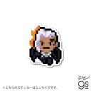 ピクセルワンピースステッカー ミニサイズ キング キャラクター ONEPIECE ライセンス商品 漫画 アニメ gs 公式グッズ OPX111S