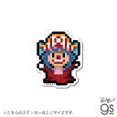 ピクセルワンピースステッカー ミニサイズ バギー(エッグヘッドver.) キャラクター ONEPIECE ライセンス商品 漫画 アニメ gs 公式グッズ OPX...