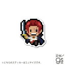 ピクセルワンピースステッカー ミニサイズ シャンクス(エッグヘッドver.) キャラクター ONEPIECE ライセンス商品 漫画 アニメ gs 公式グッズ O...