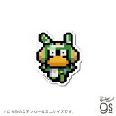 ピクセルワンピースステッカー ミニサイズ エジソン キャラクター ONEPIECE ライセンス商品 漫画 アニメ gs 公式グッズ OPX122S