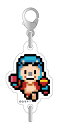 ピクセルワンピース つながるアクリルチャーム フランキー OPK008 ONE PIECE ドット絵 グッズ キーホルダー